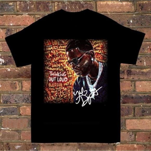 Young Dolph Thinking Out Loud Tshirt - Picture 1 of 4